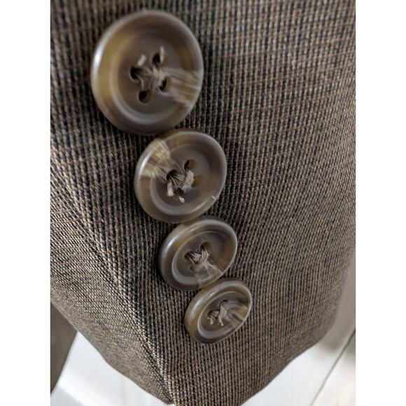 Chaps Ralph Lauren Men's Brown 42T Wool Blazer Canada Formal (C) - Picture 8 of 8